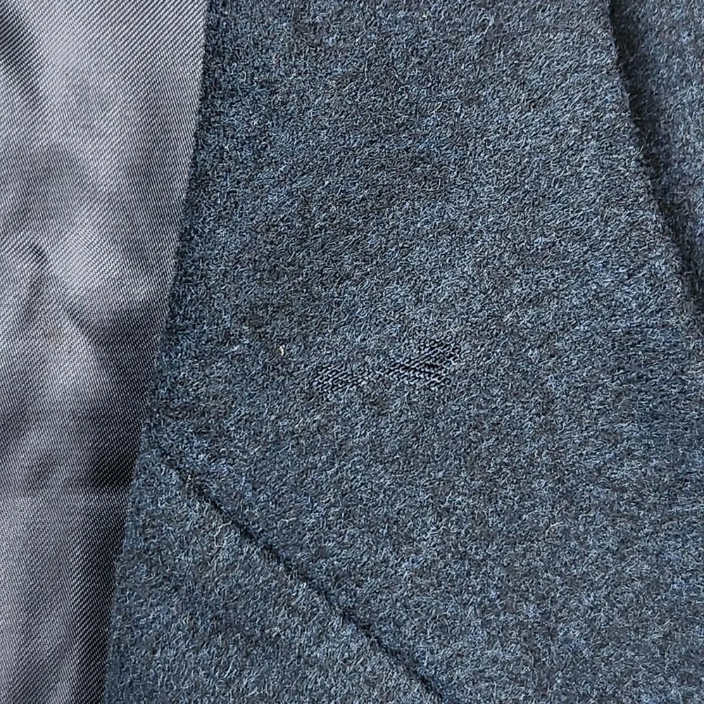 Hugo Boss Blazer Mens 42 Blue Gray Italian 100% Cashmere Cerruti 1881 Sport Coat